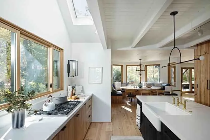 Contemporary kitchen layout showcasing practical South West Kitchen Vastu solutions.
