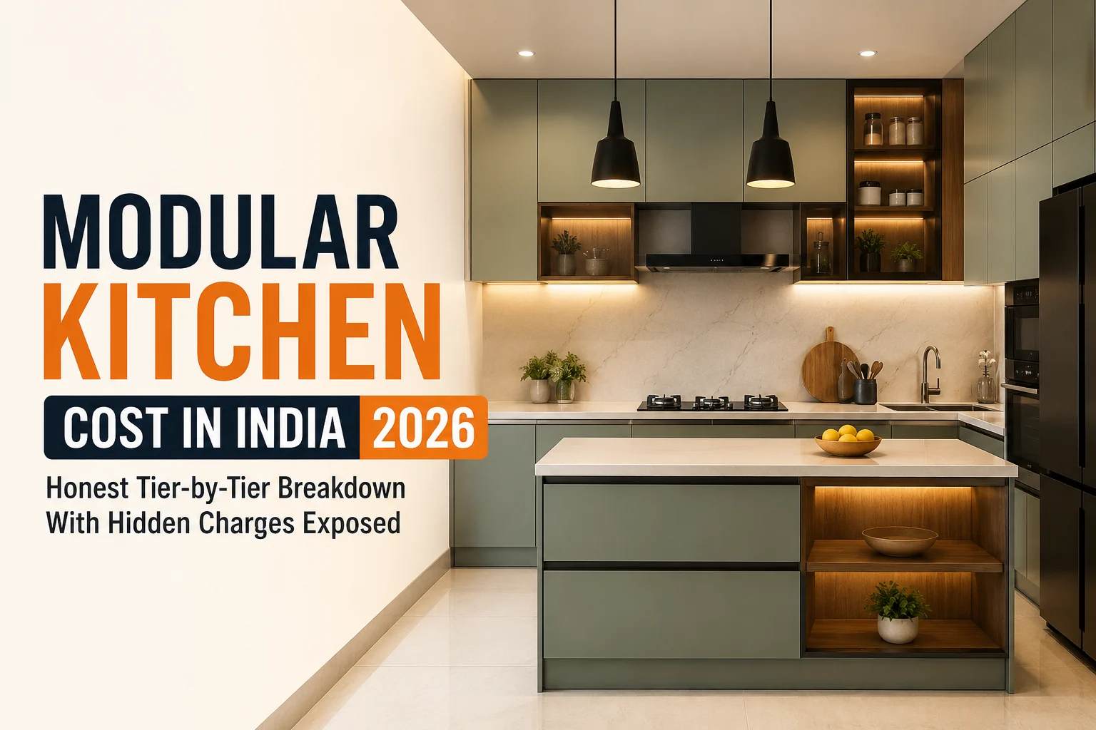 Modular kitchen cost breakdown 2026